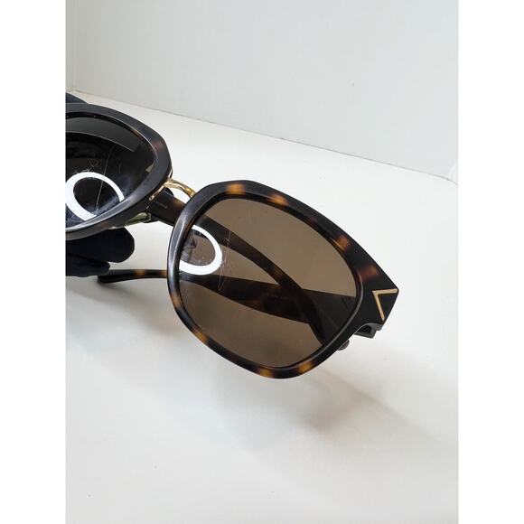 Tory Burch Square Tortoise Sunglasses